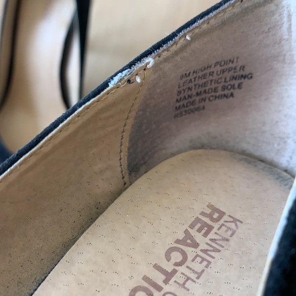 Kenneth Cole Pump Heels Black w/ Gold cap - Picture 4 of 7